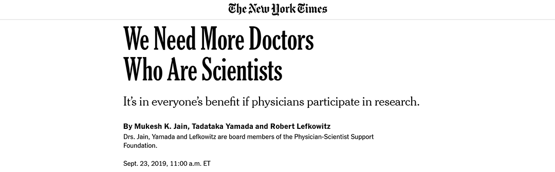 We Need More Doctors Who Are Scientists