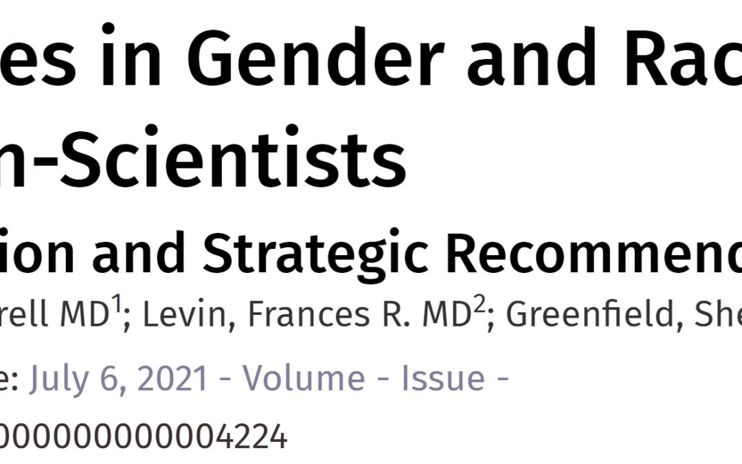 Disparities in Gender and Race Among Physician-Scientists